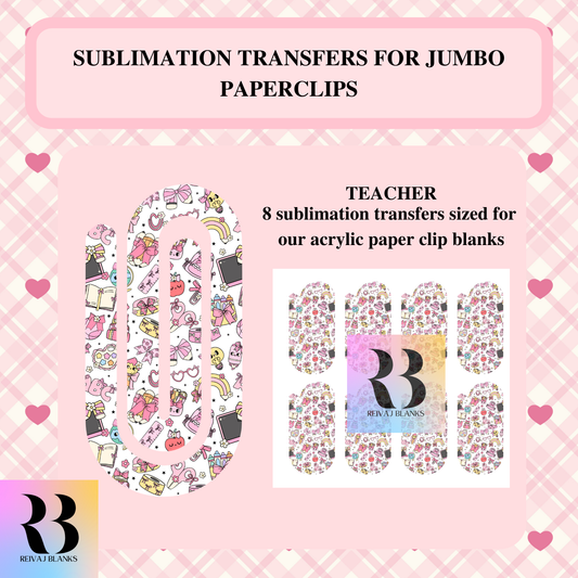 TEACHER SUBLIMATION TRANSFER