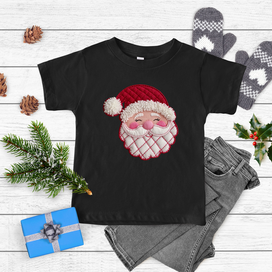 SANTA FAUX PATCH KIDS T-SHIRT