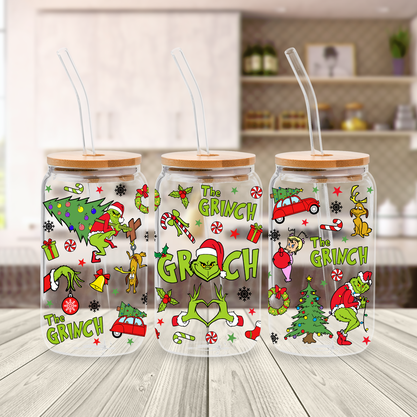 GRINCH (SINGLE SIDED) 16 OZ