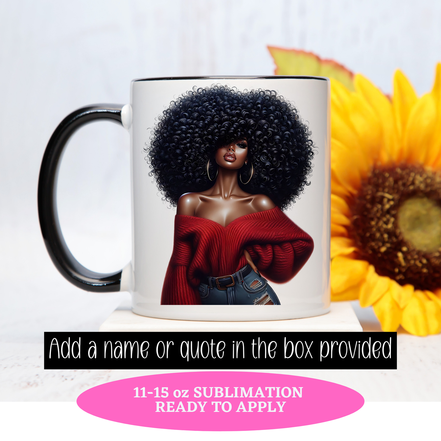 AFRO GODDESS 20 (Sublimation Ready to Press Print)