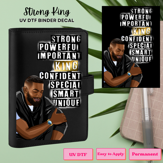 STRONG KING BINDER DECALS