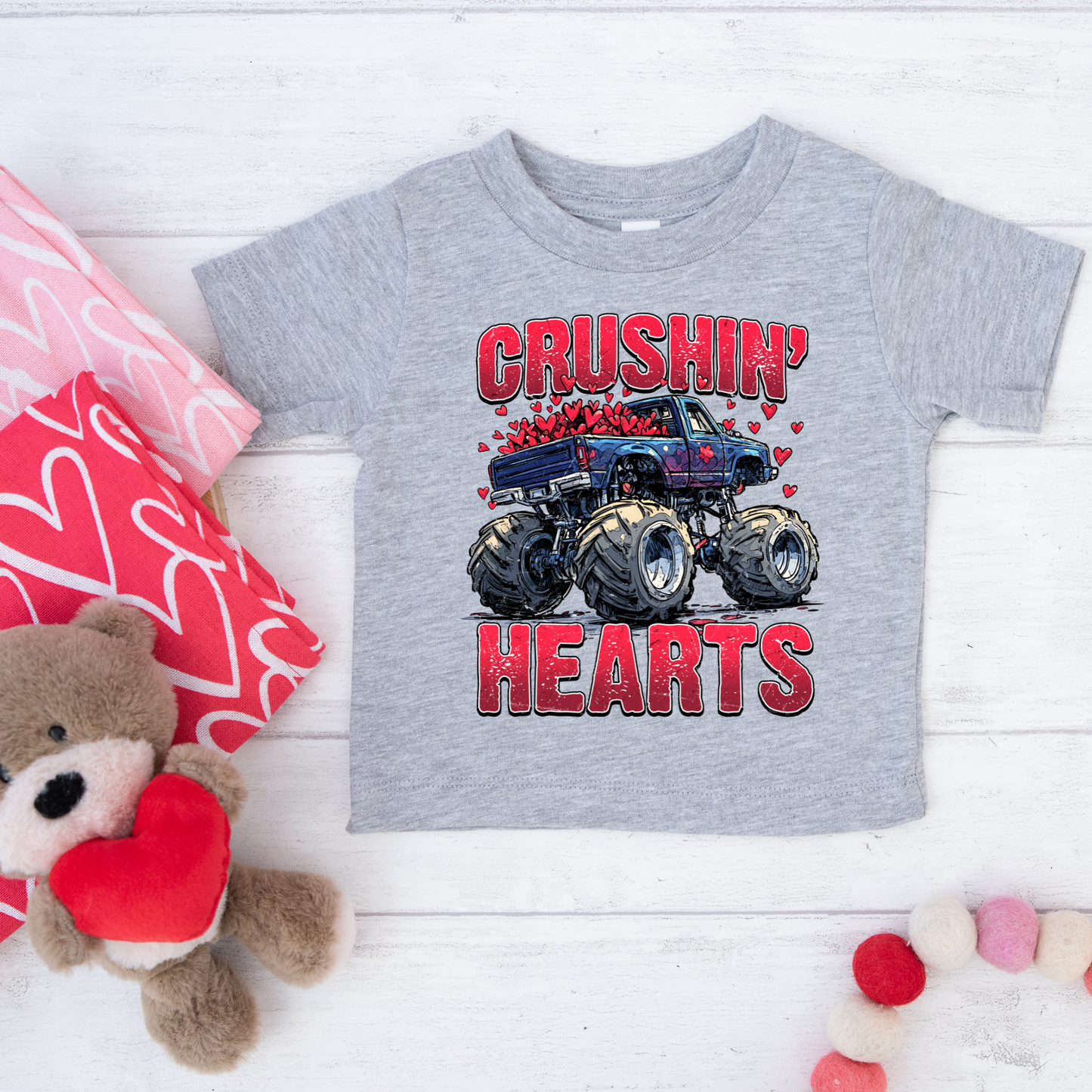 CRUSHIN' HEARTS T-SHIRT