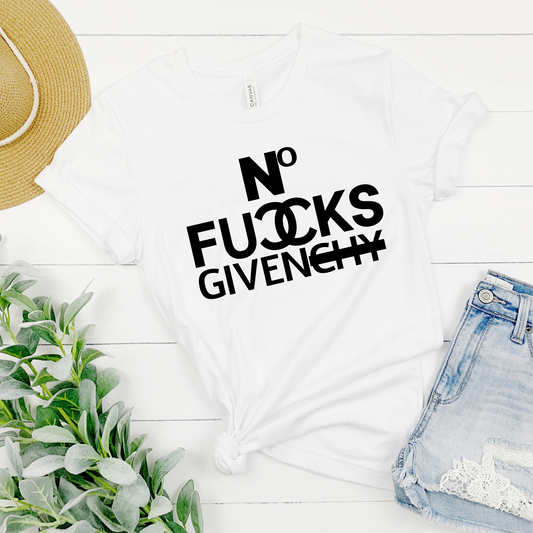 NO F*CKS GIVENCHY T-SHIRT