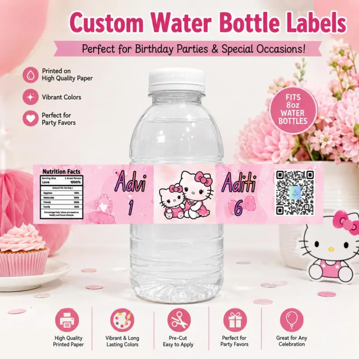 PARTY BOTTLE LABELS