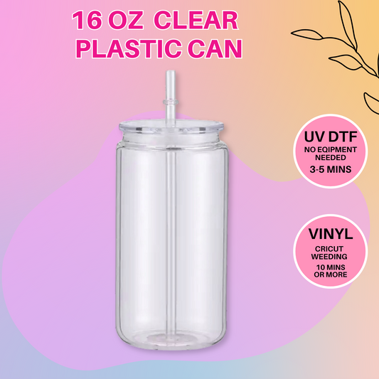 ACRYLIC CLEAR 16 OZ (BLANK CANS)