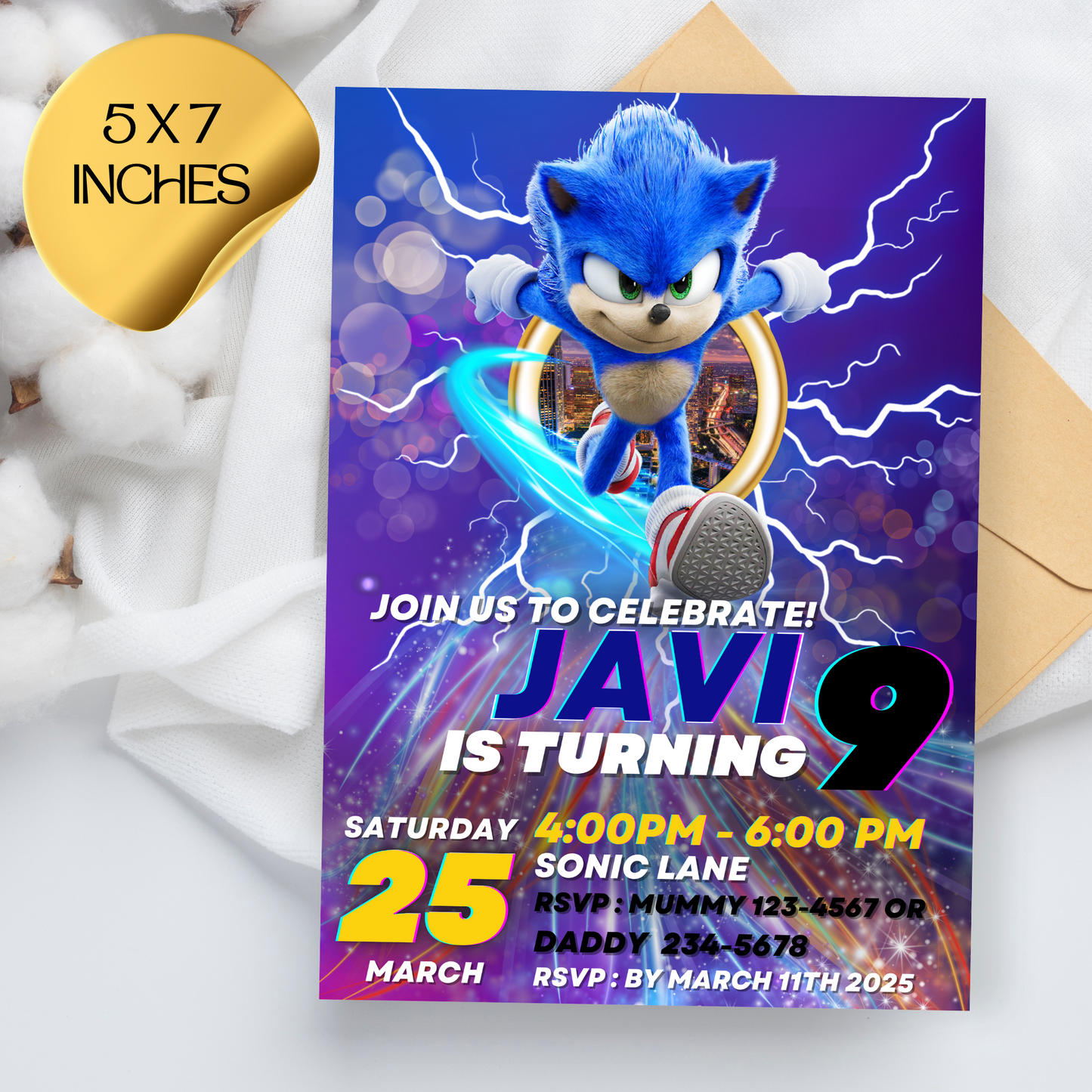 SONIC DIGITAL INVITATION