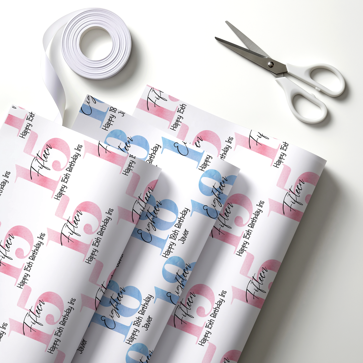 BIRTHDAY GIFT PAPER 3PK
