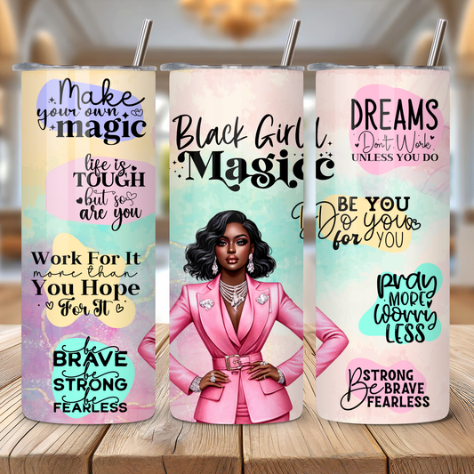 BLACK GIRL MAGIC WRAP 20oz Digital files