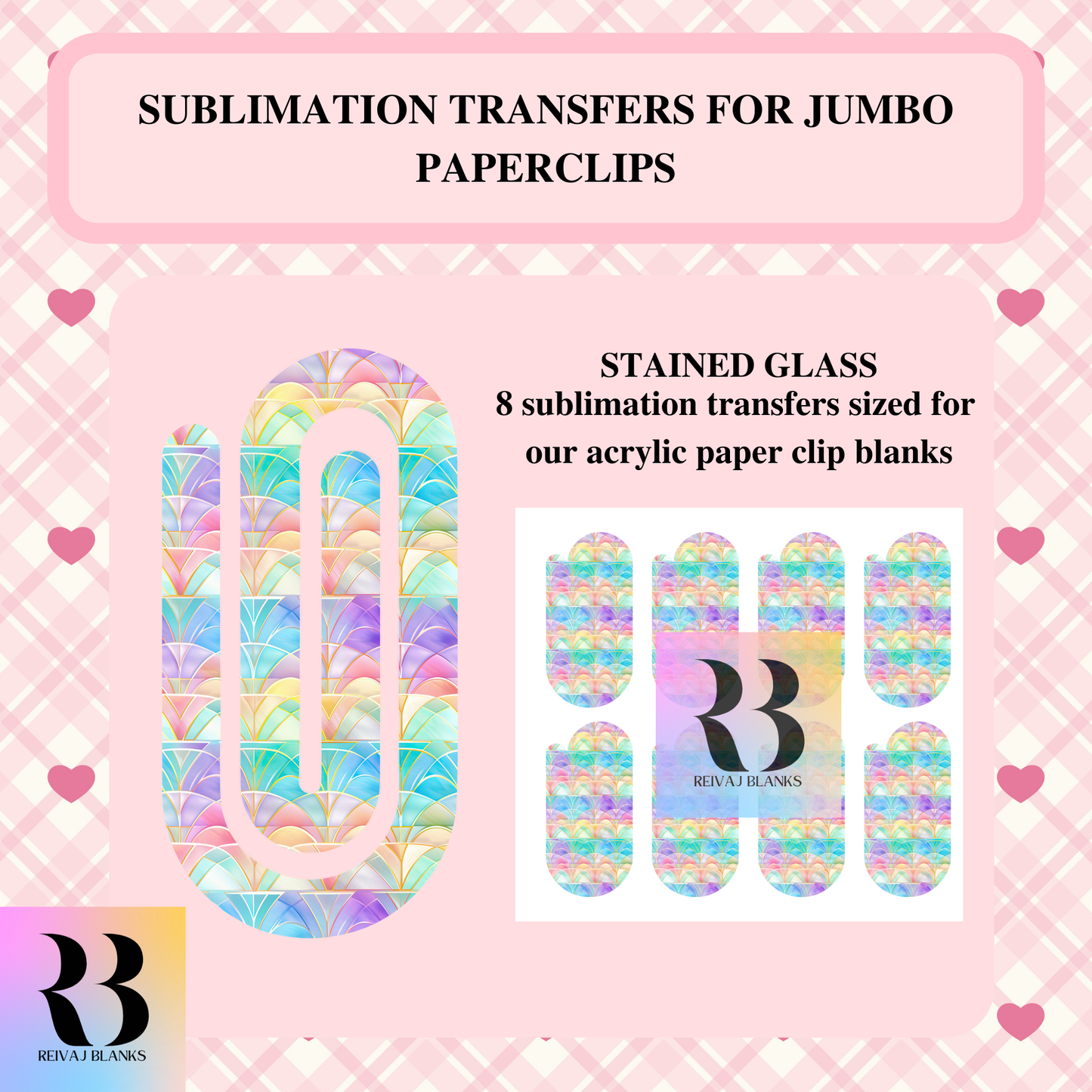 STAINED GLASS SUBLIMATION TRANSFER