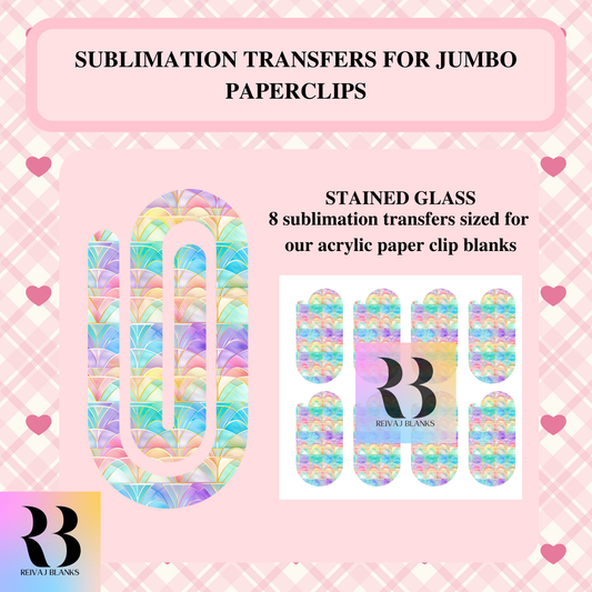 STAINED GLASS SUBLIMATION TRANSFER