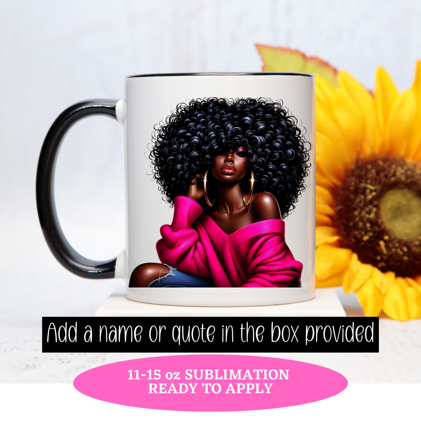 AFRO GODDESS 21 (Sublimation Ready to Press Print)