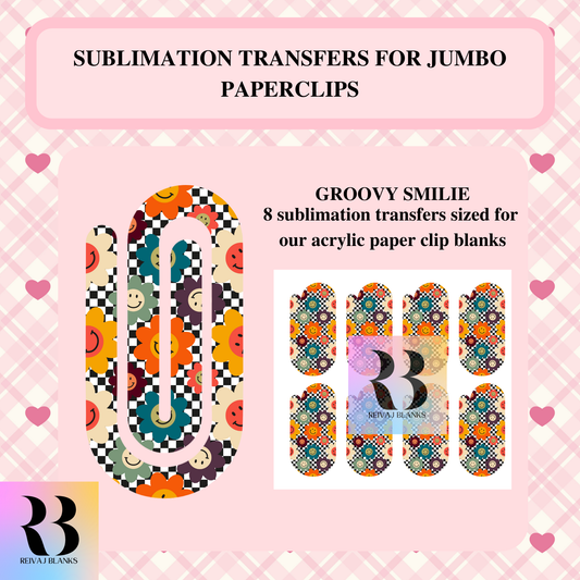 GROOVY SMILIE SUBLIMATION TRANSFER