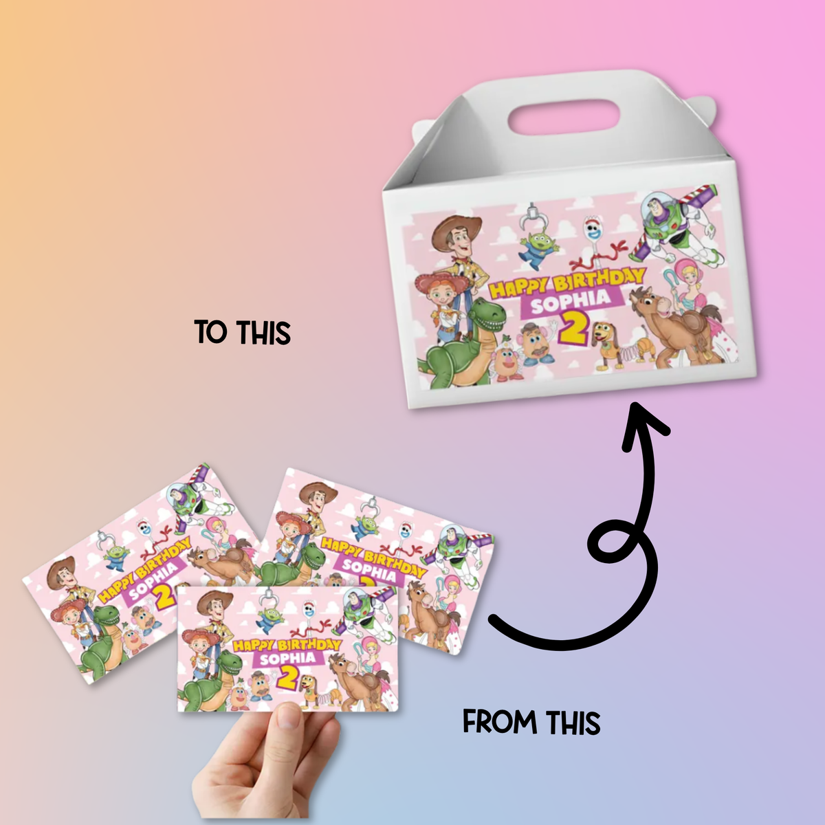GABLE BOX LABELS
