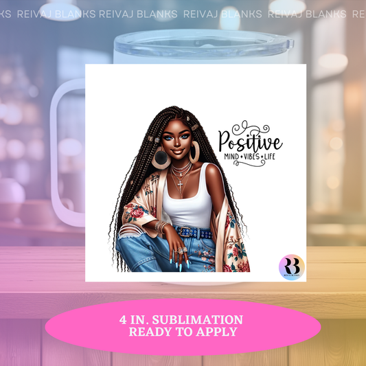 POSITIVE VIBES 4 IN SUB PRINT
