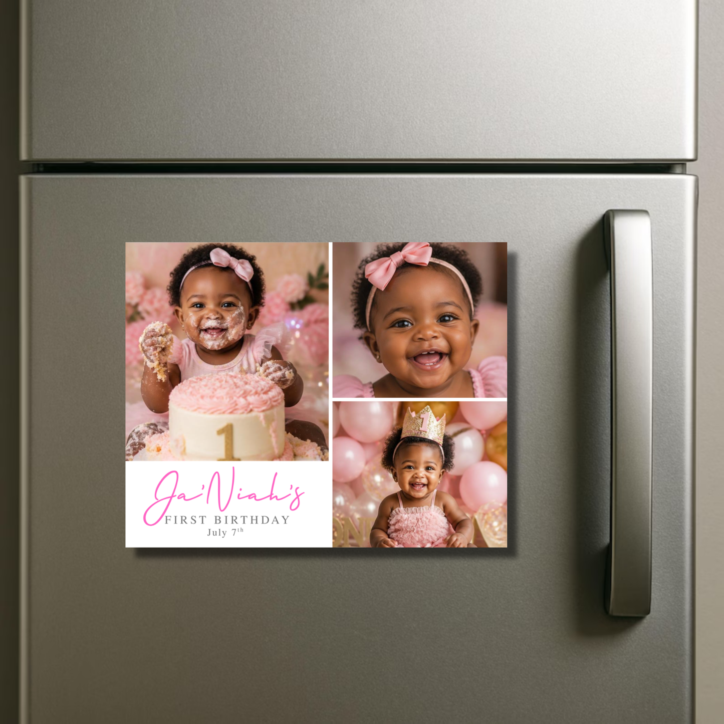 BIRTHDAY PHOTO MAGNETS 4x5"