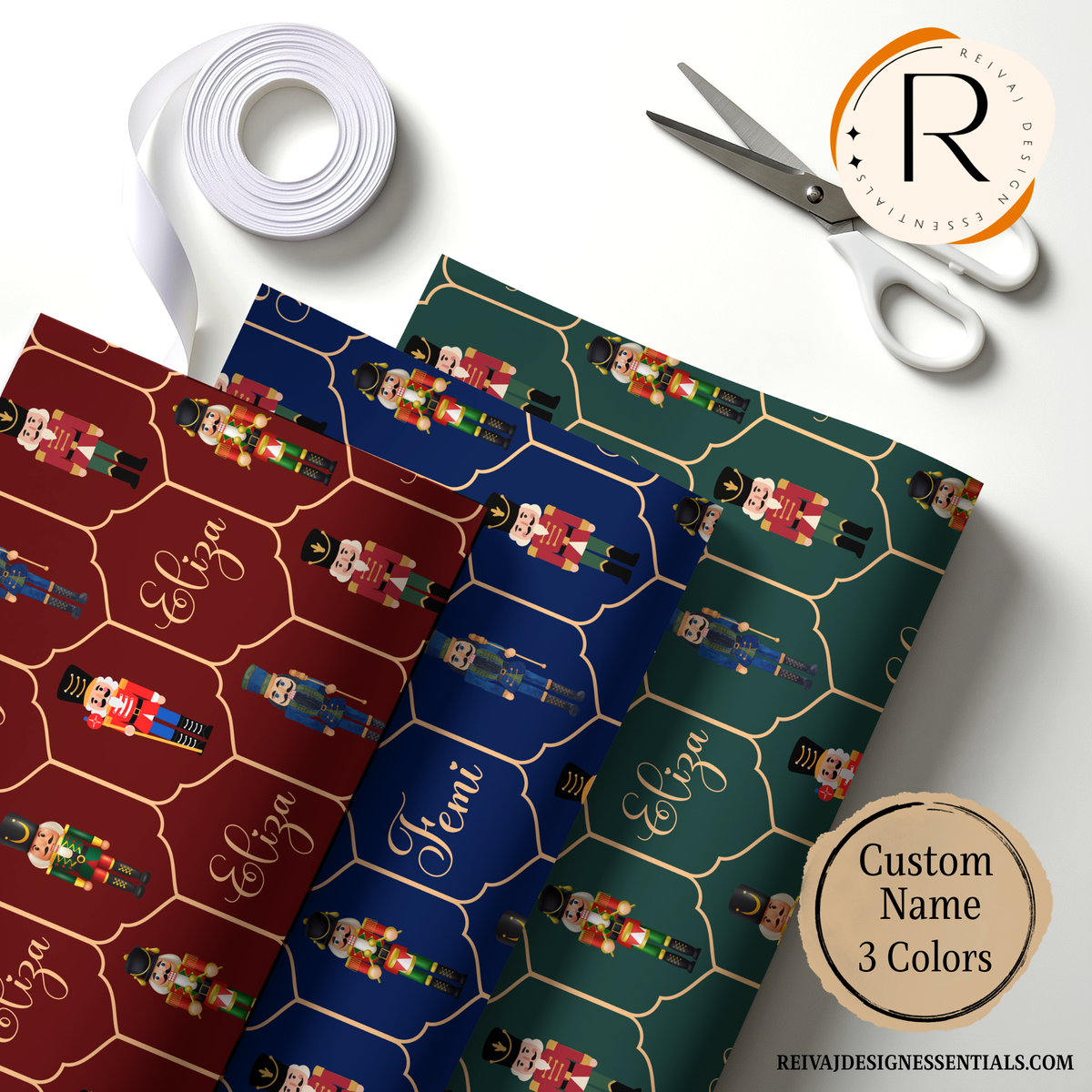 NUTCRACKER GIFT PAPER
