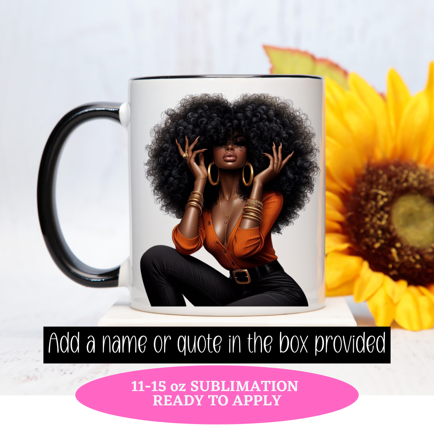 AFRO GODDESS 29 (Sublimation Ready to Press Print)