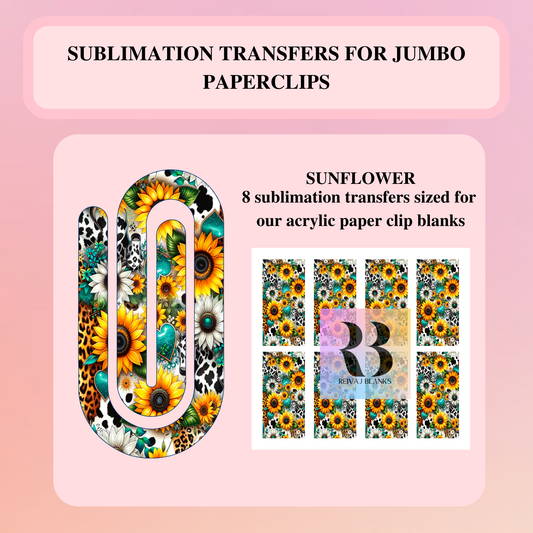 SUNFLOWER SUBLIMATION TRANSFER