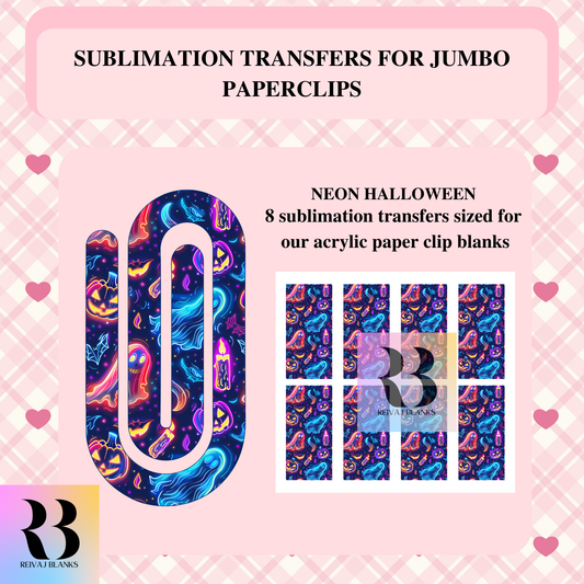 NEON HALLOWEEN SUBLIMATION TRANSFER