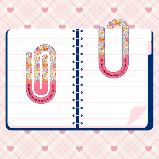 1 COR. 16:14 PAPERCLIP