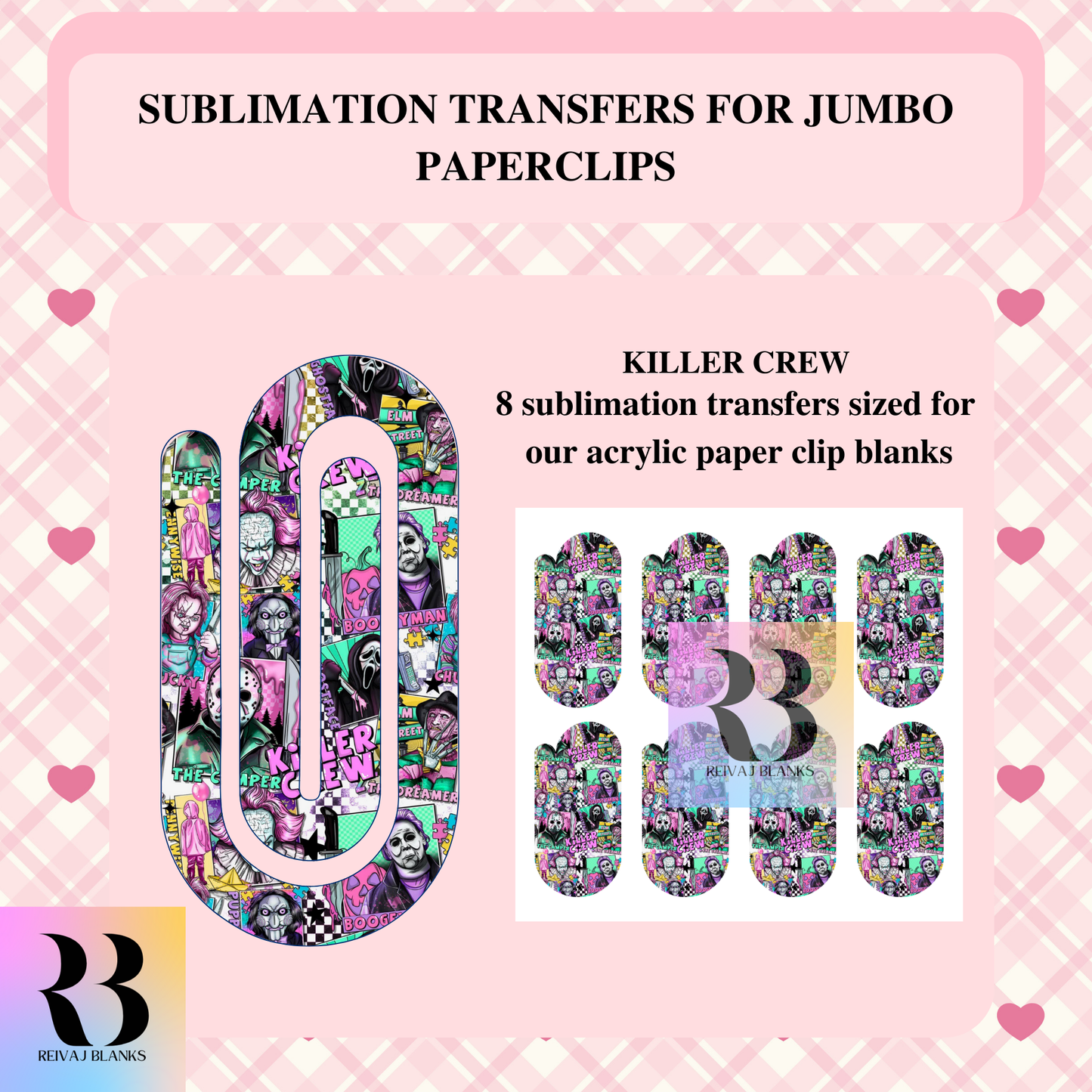 KILLER CREW SUBLIMATION TRANSFER