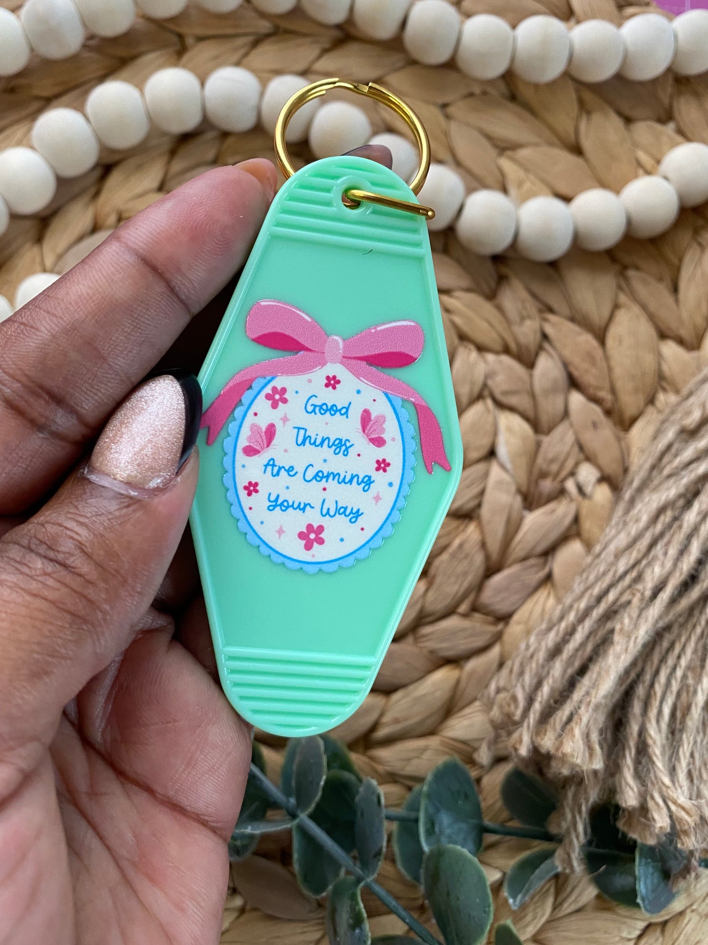 GOOD THINGS KEYCHAIN