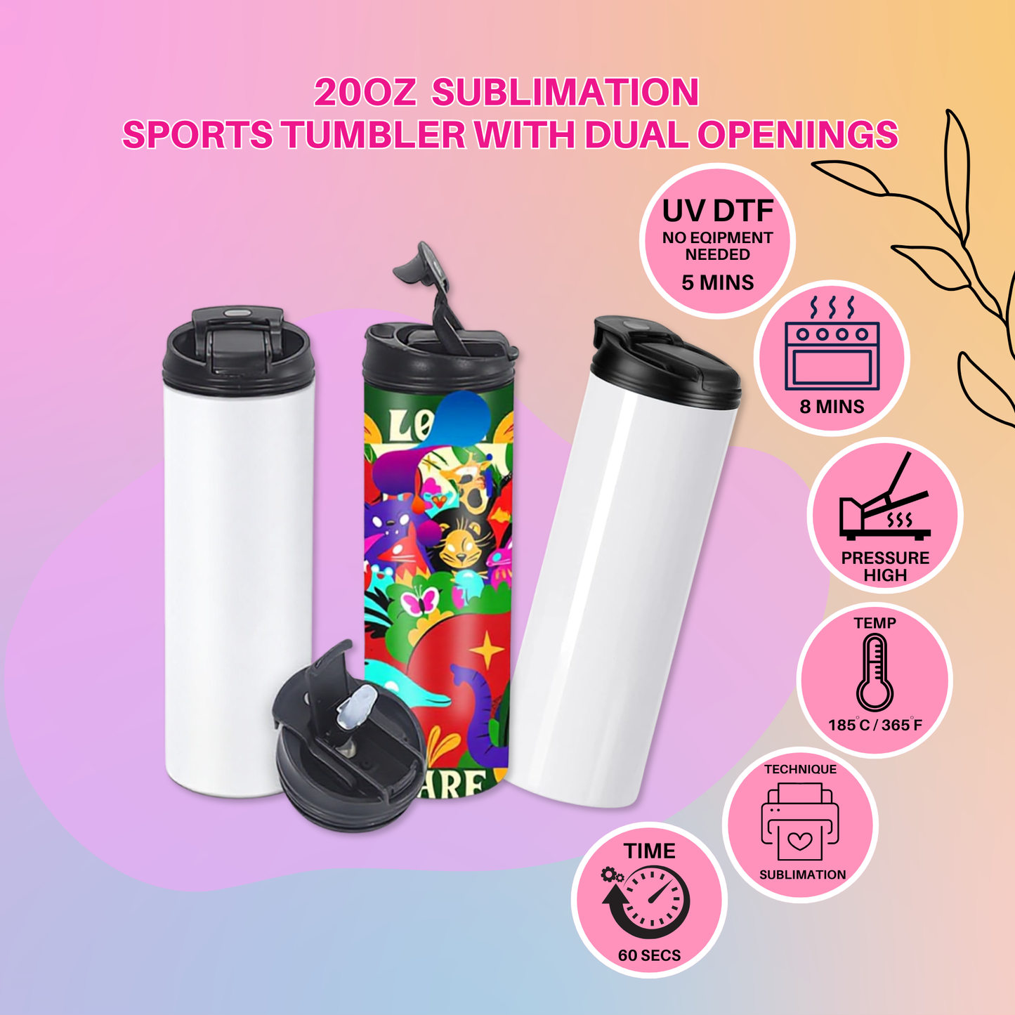 BACK TO SCHOOL CUSTOM 20 oz TUMBLER