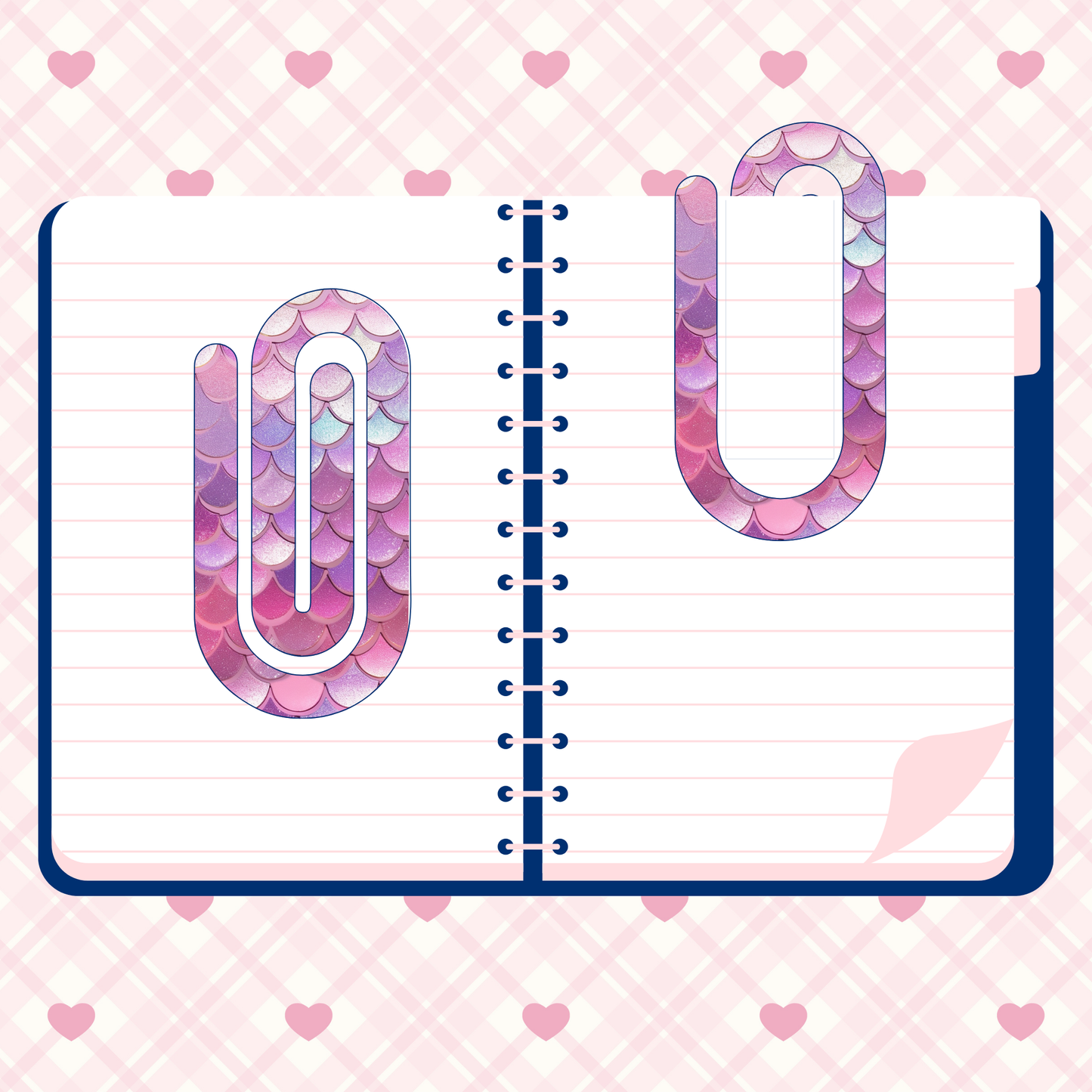 PURPLE MERMAID PAPERCLIP