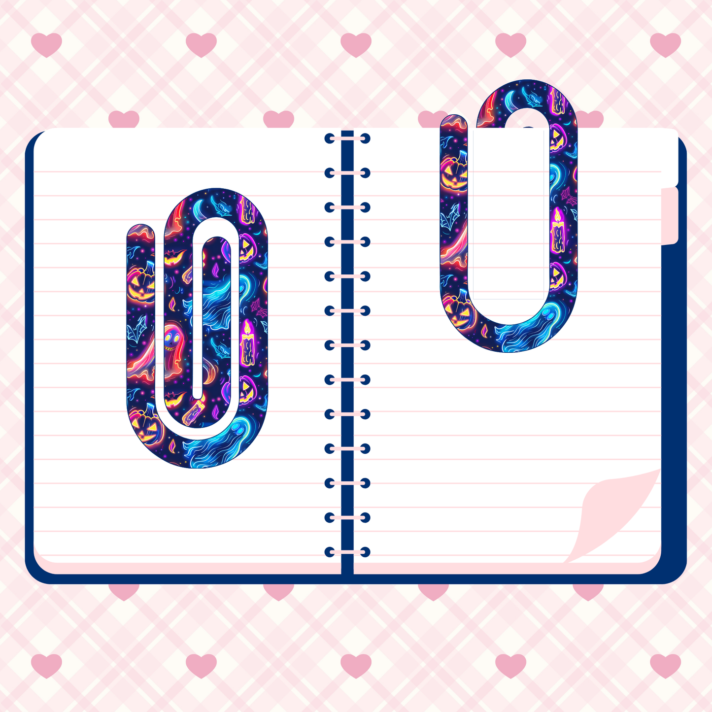 NEON HALLOWEEN PAPERCLIP