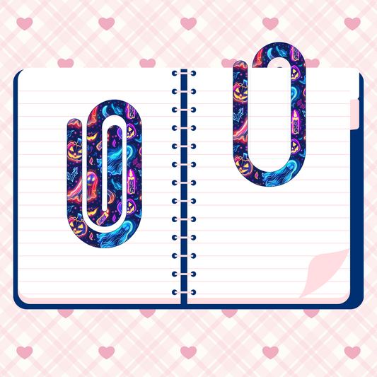 NEON HALLOWEEN PAPERCLIP