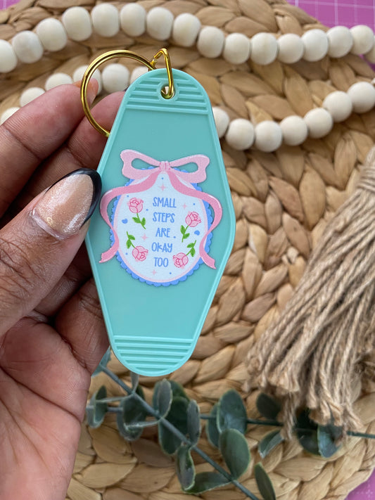 SMALL STEPS KEYCHAIN