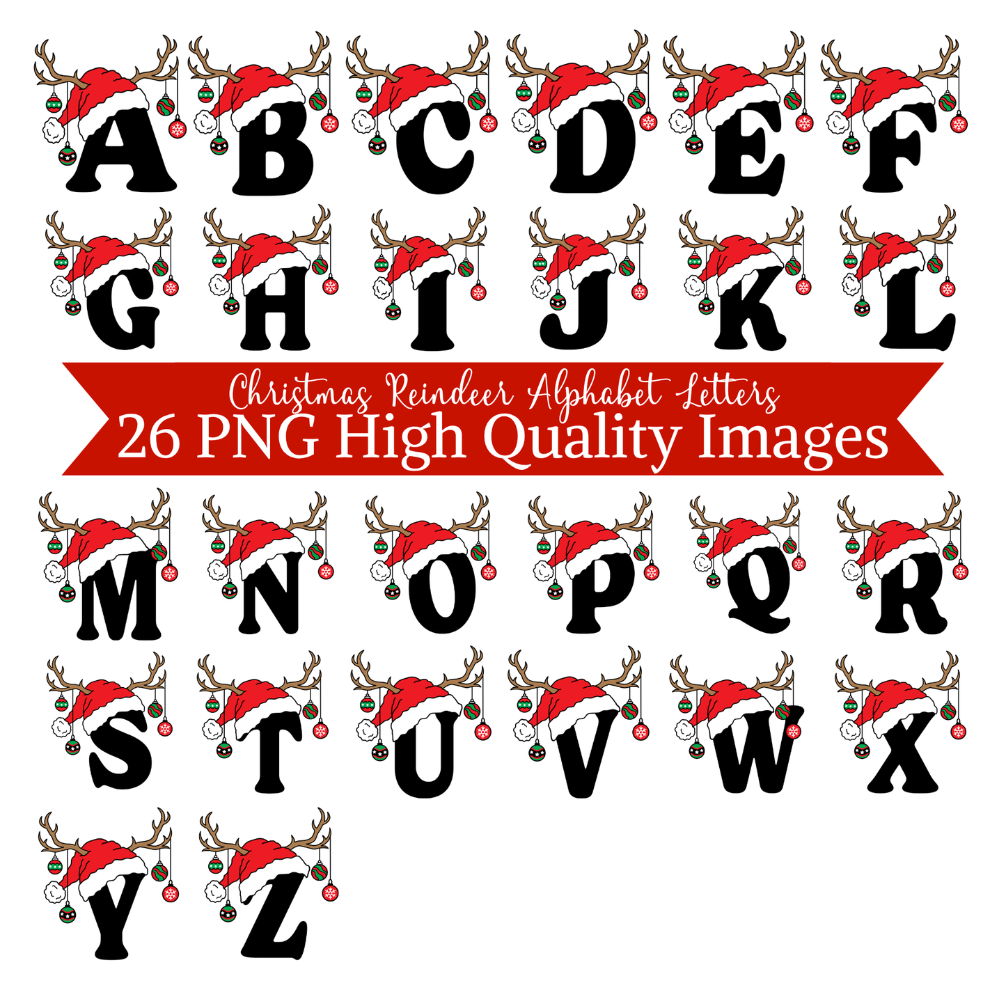 LETTER NAME ORNAMENT (CUSTOMIZED)