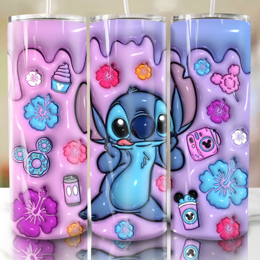 STITCH LOVE 3D TUMBLER