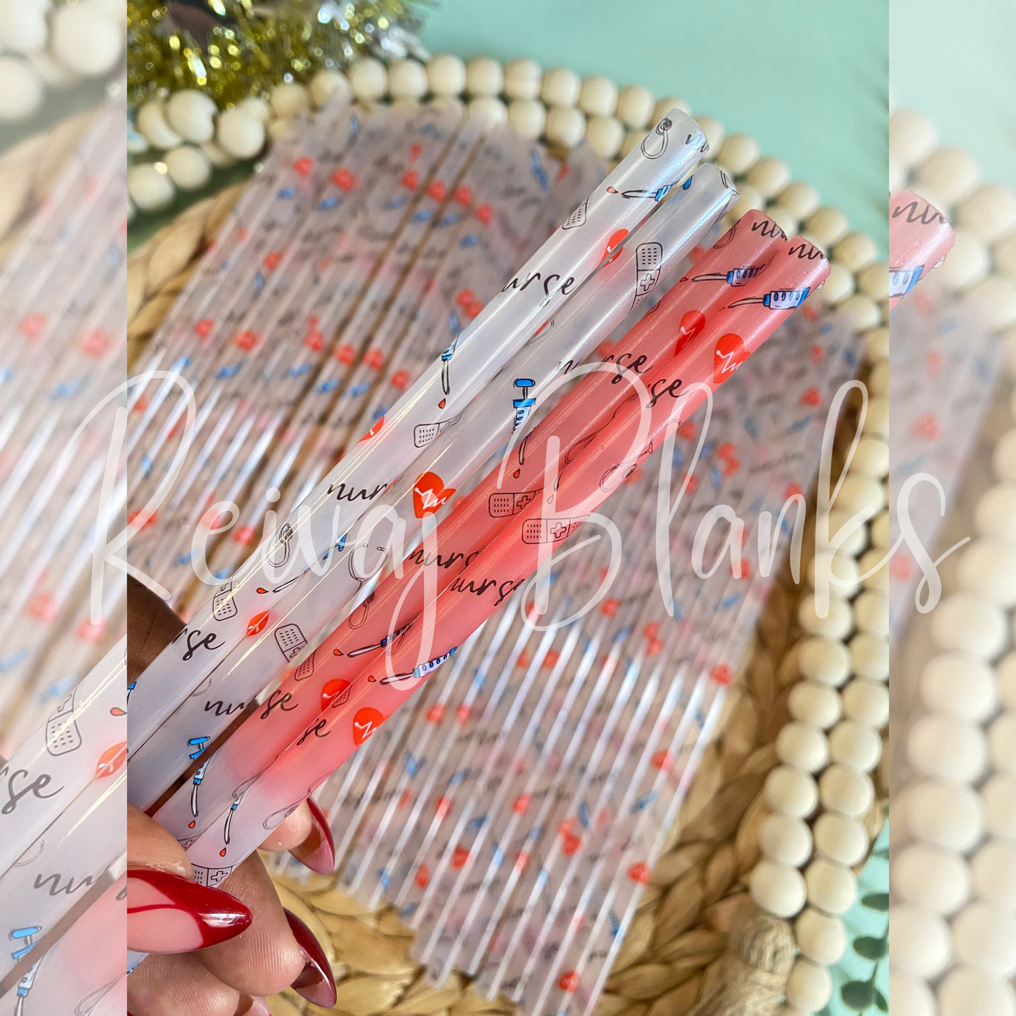 NURSE COLOR CHANGING STRAW - 10 INCH