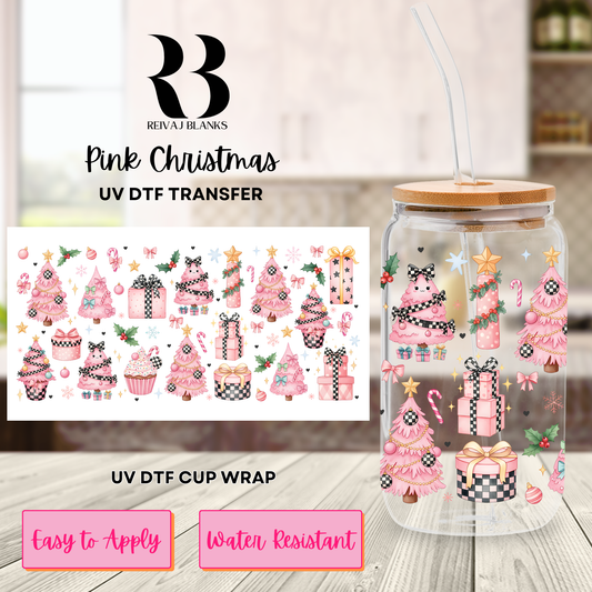 PINK CHRISTMAS (DOUBLE SIDED) 16 OZ