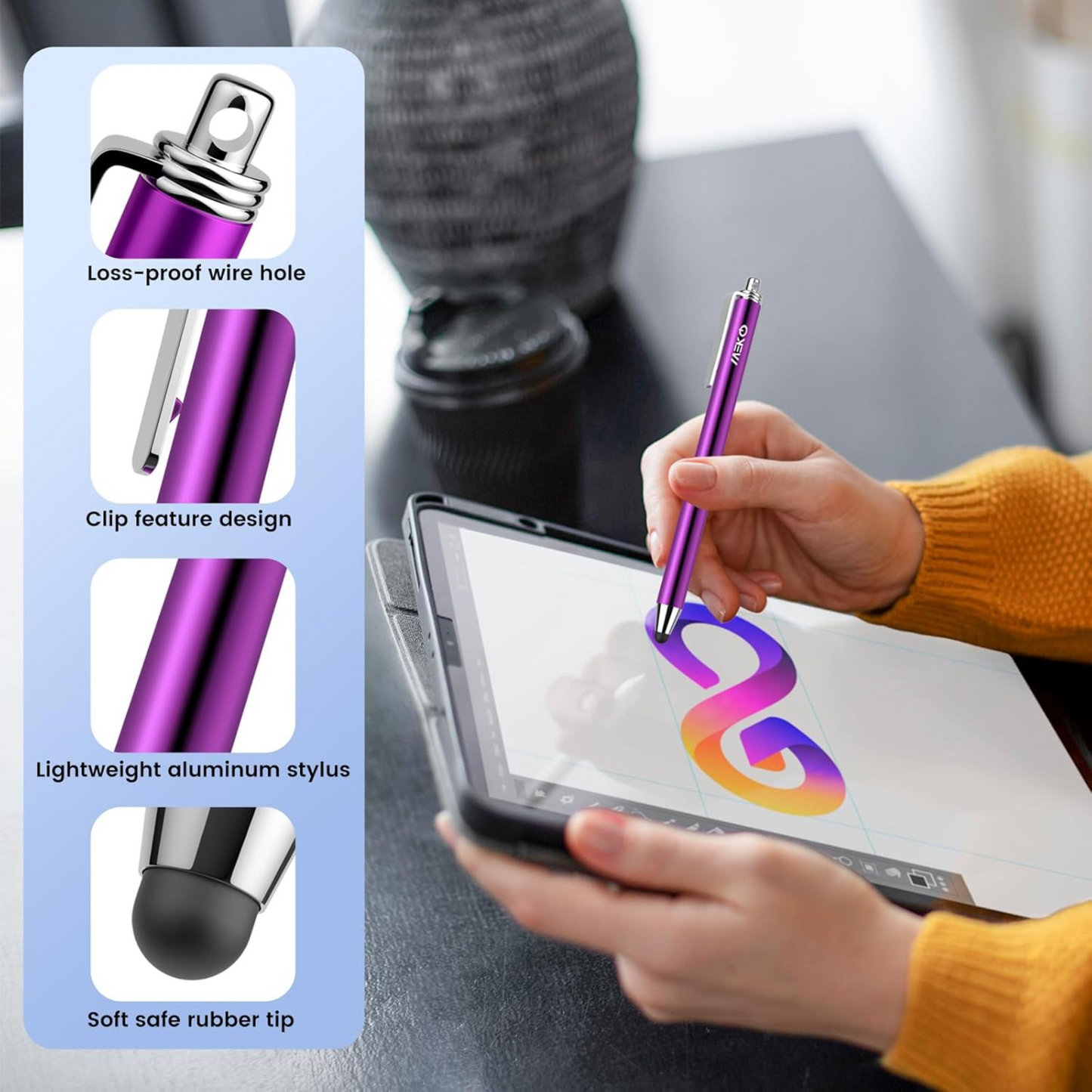 STYLUS - WITH REPLACEABLE TIPS