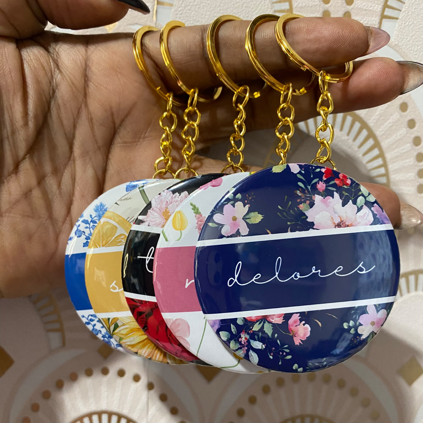 CUSTOM MIRROR KEYCHAIN