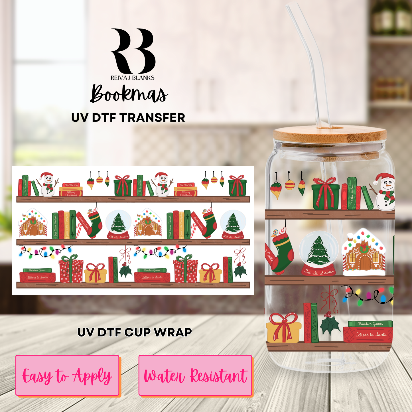 BOOKMAS (SINGLE SIDED) 16 OZ