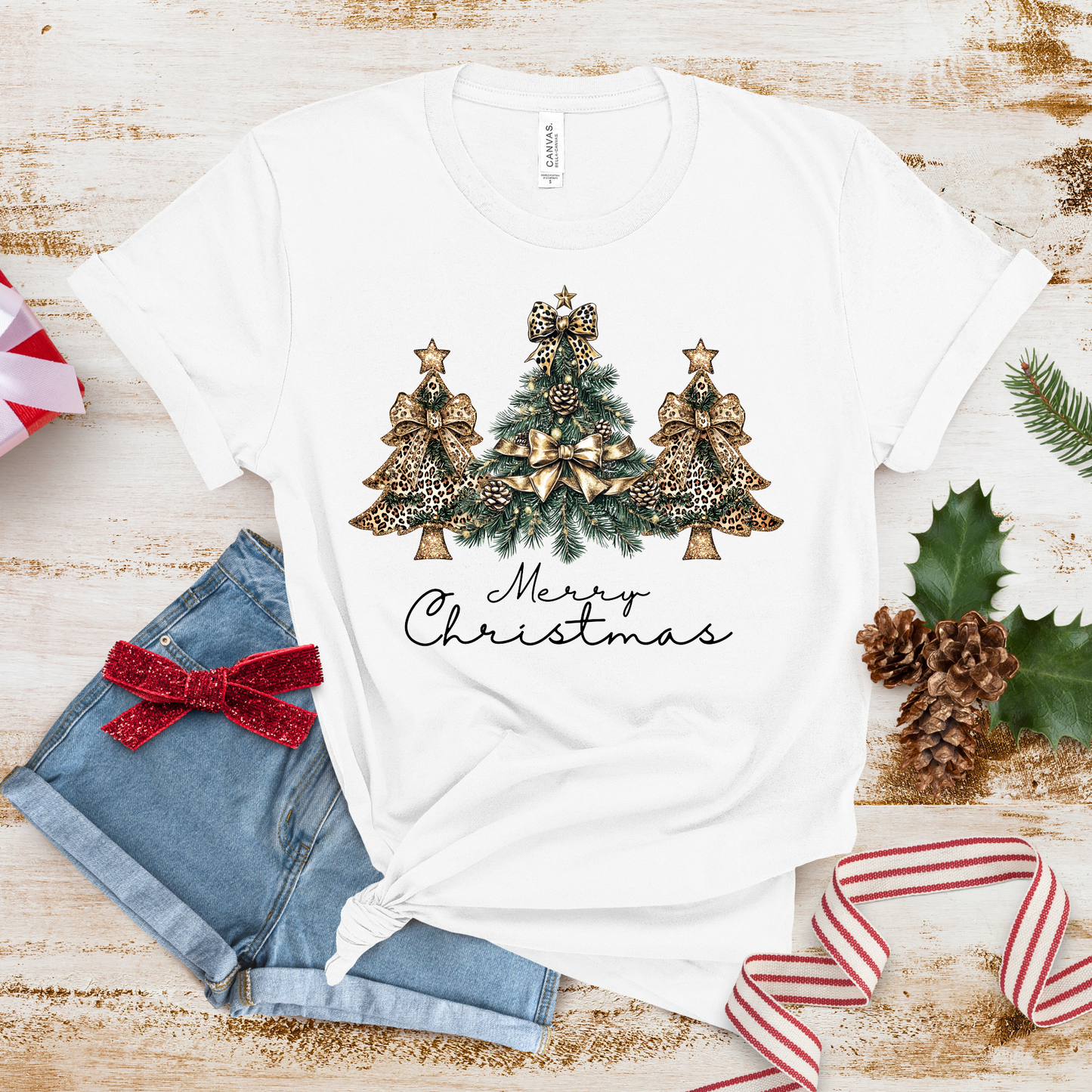 FESTIVE TREES T-SHIRT