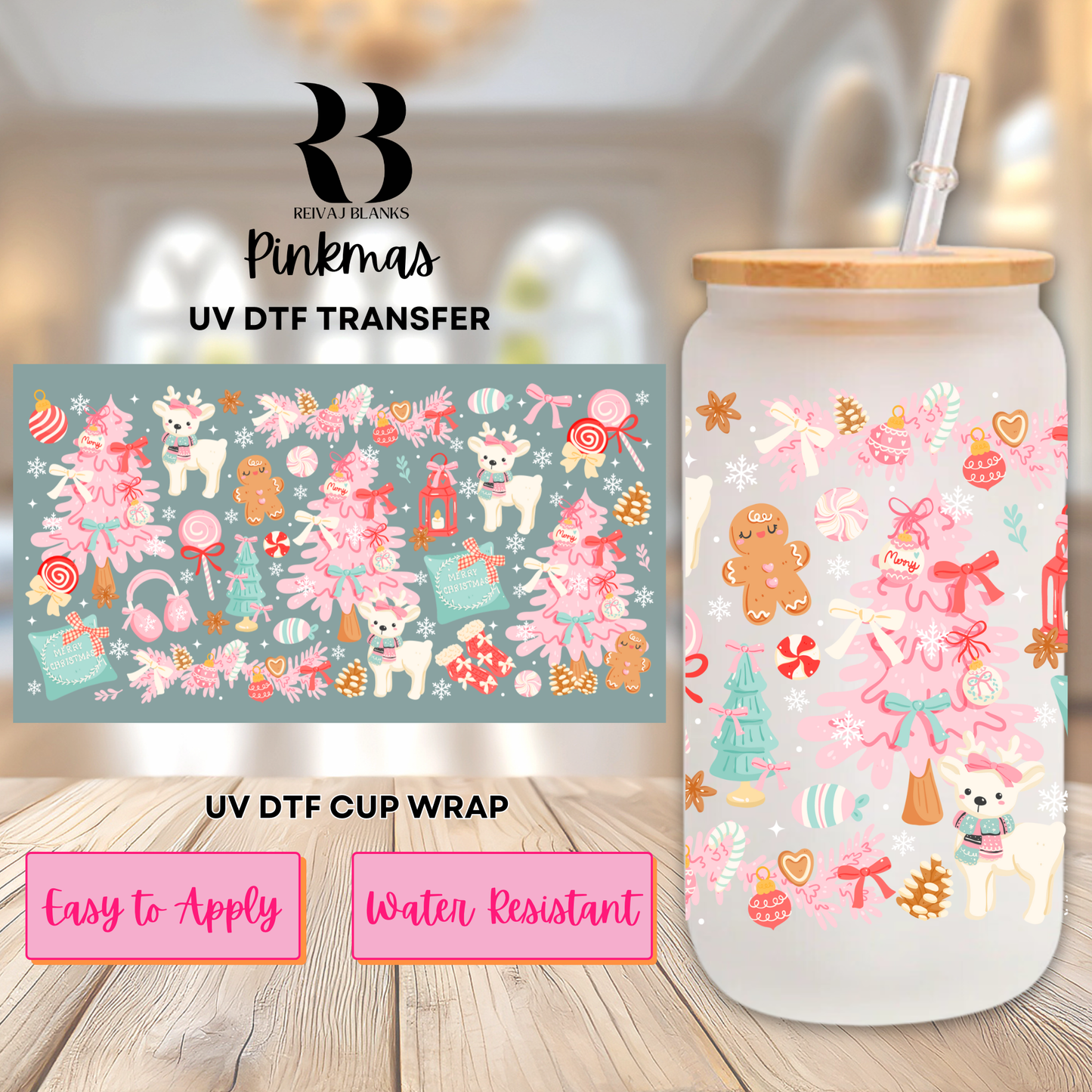 PINKMAS (DOUBLE SIDED) 16 OZ