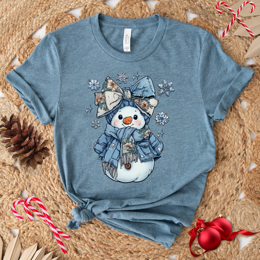 CUTE SNOWMAN T-SHIRT
