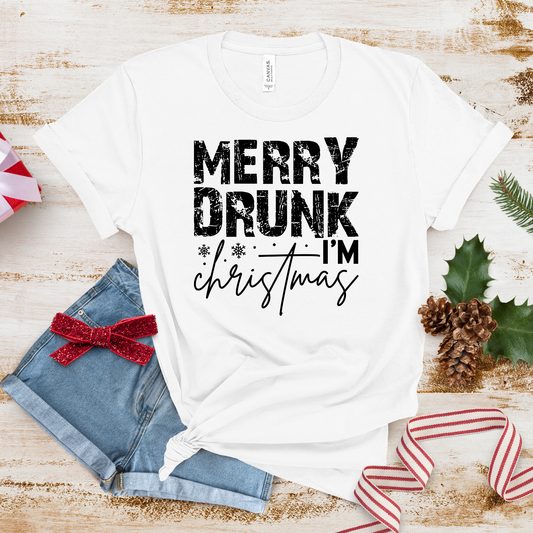 MERRY DRUNK DTF TRANSFER