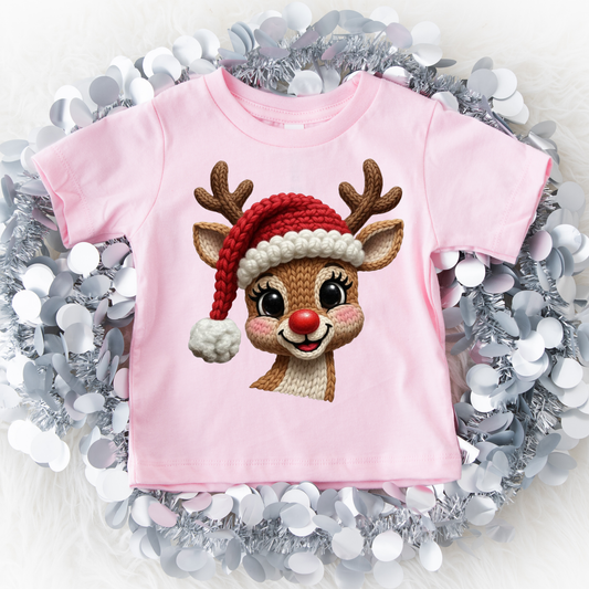 CUTEST REINDEER KIDS T-SHIRT