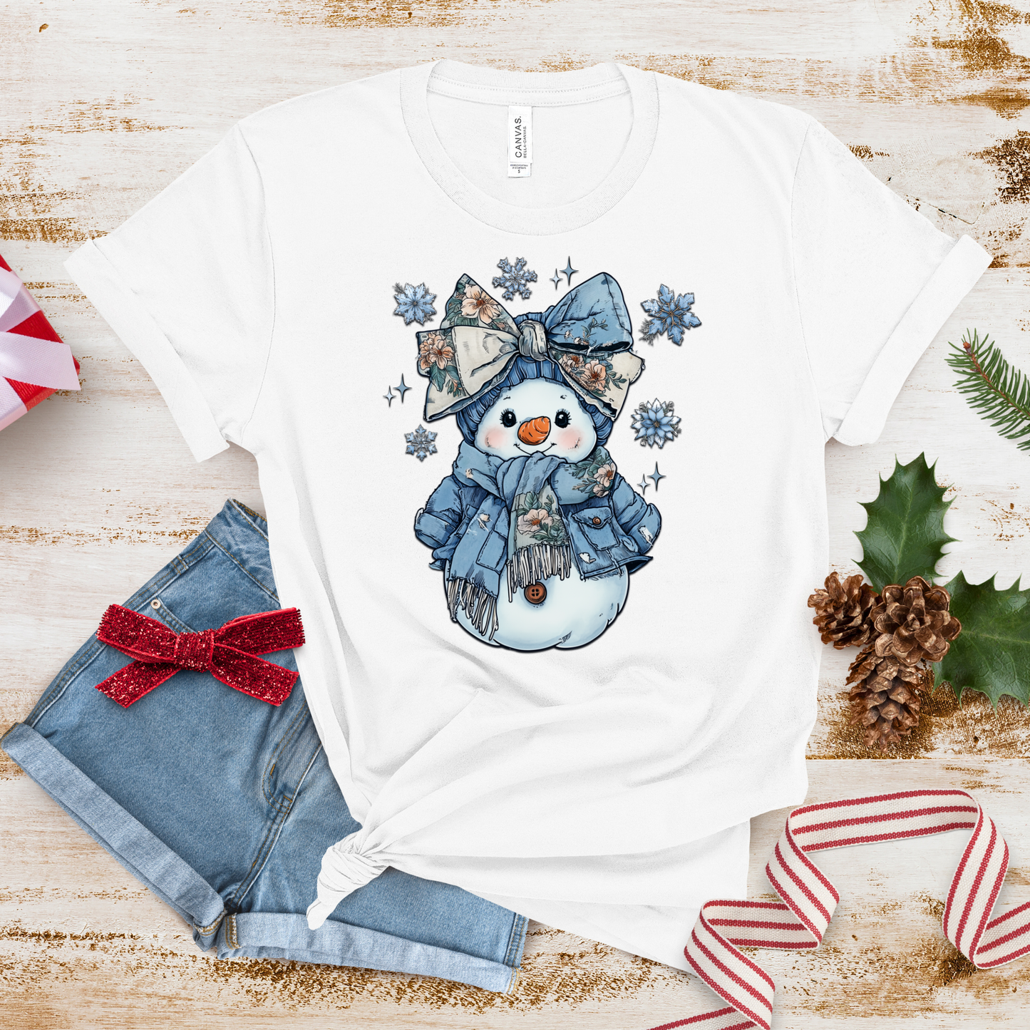 CUTE SNOWMAN T-SHIRT