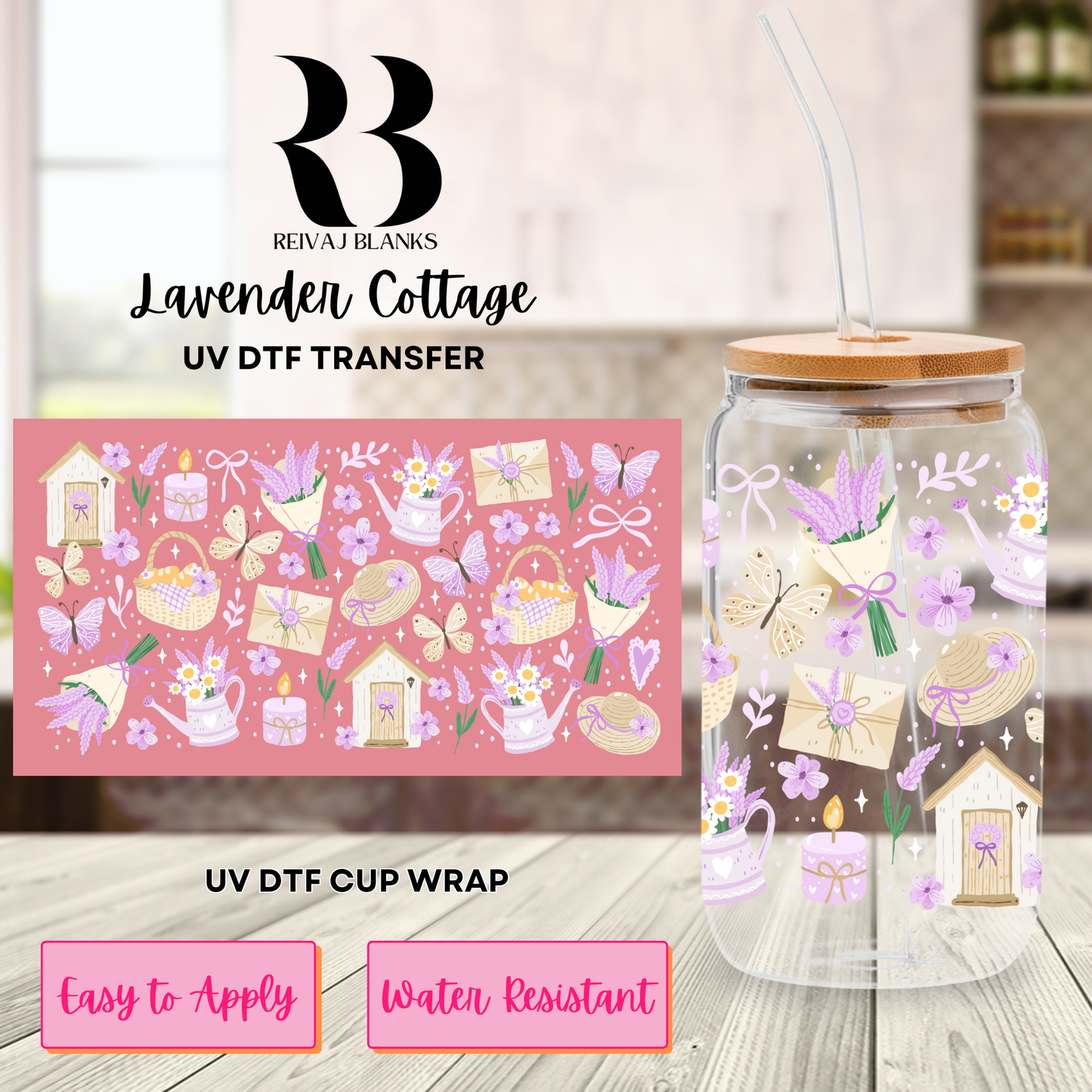 LAVENDER COTTAGE (DOUBLE SIDED) 16 OZ
