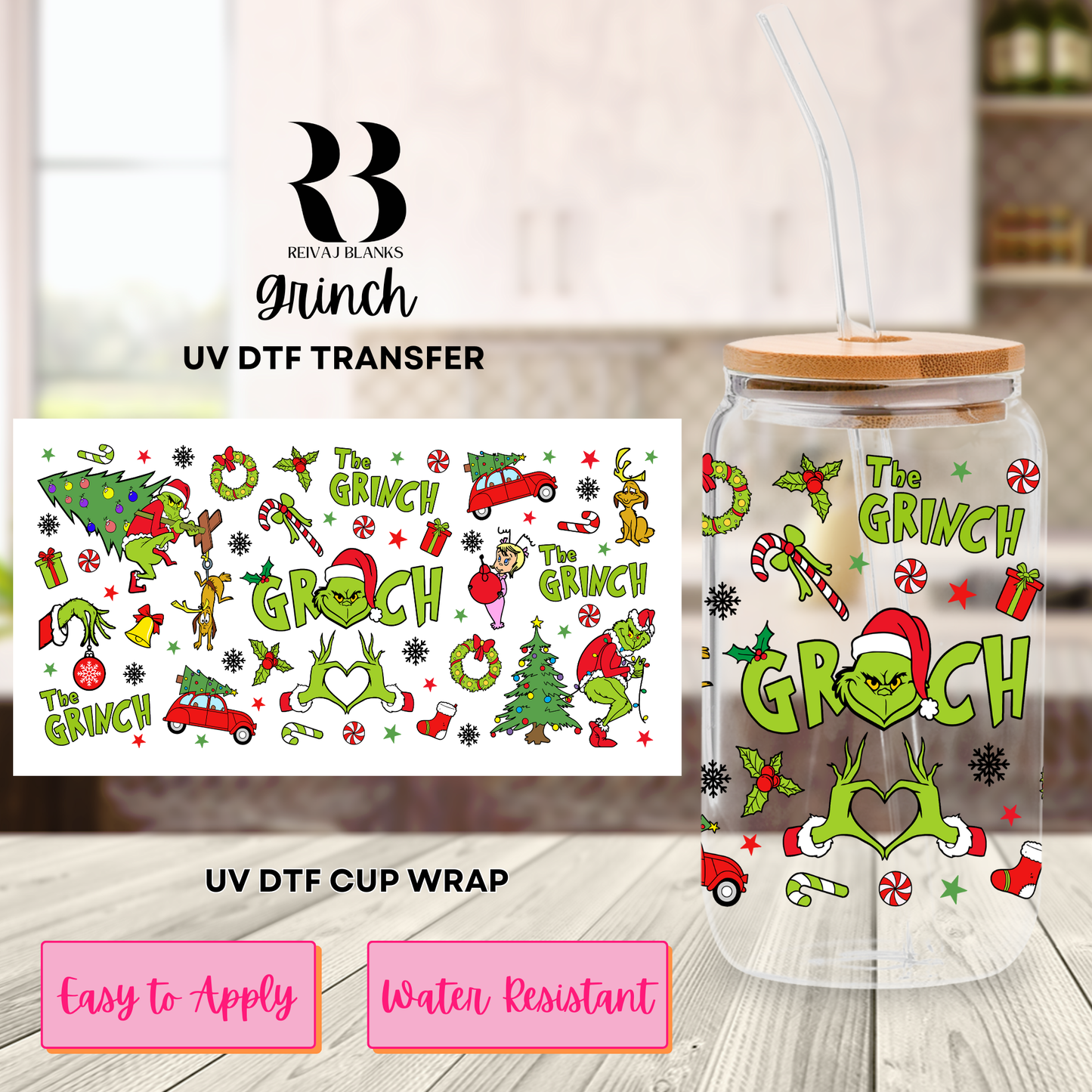 GRINCH (SINGLE SIDED) 16 OZ