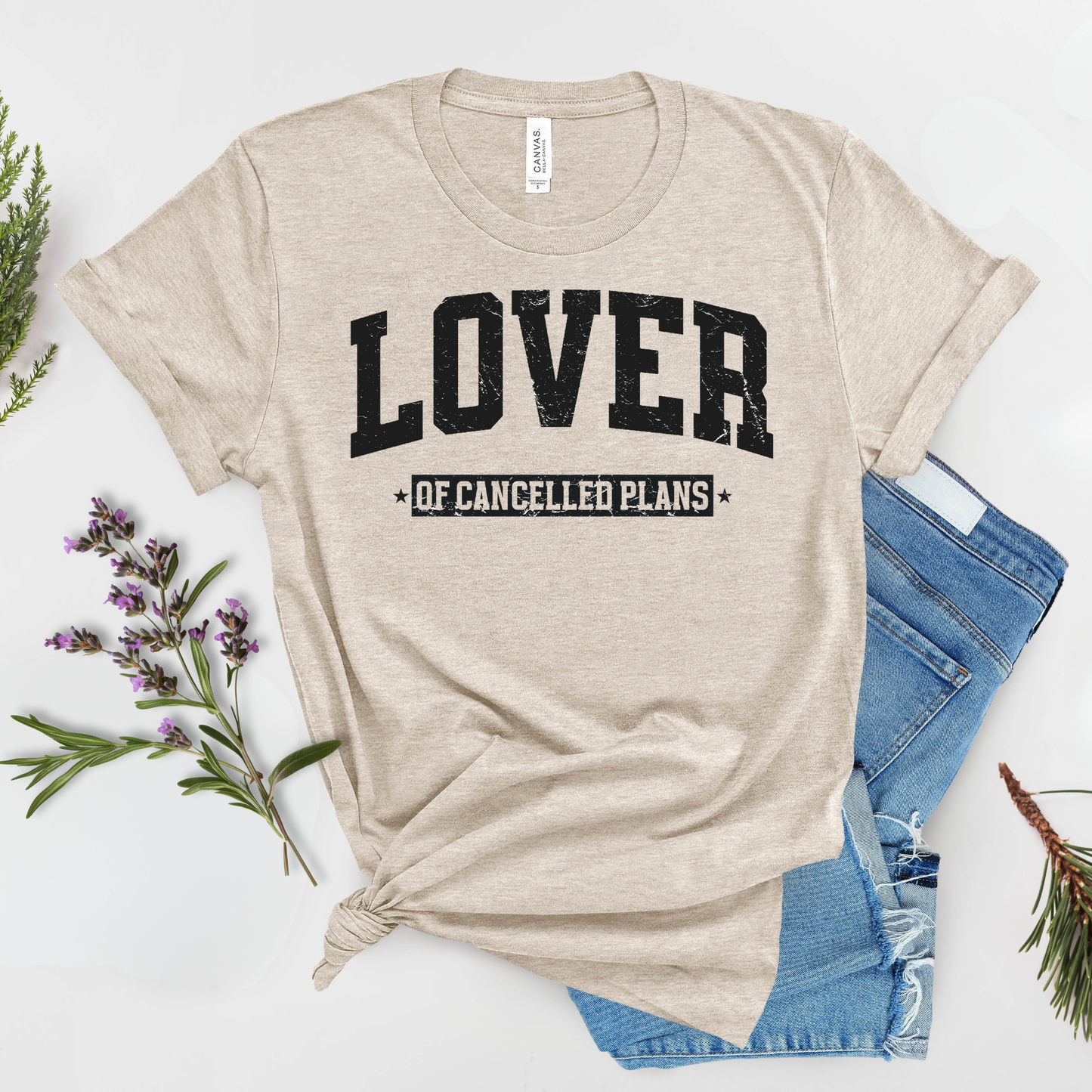 LOVER OF CANCELLED PLANS T-SHIRT